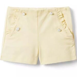 Janie and Jack Ruffle Short Yellow Size 8